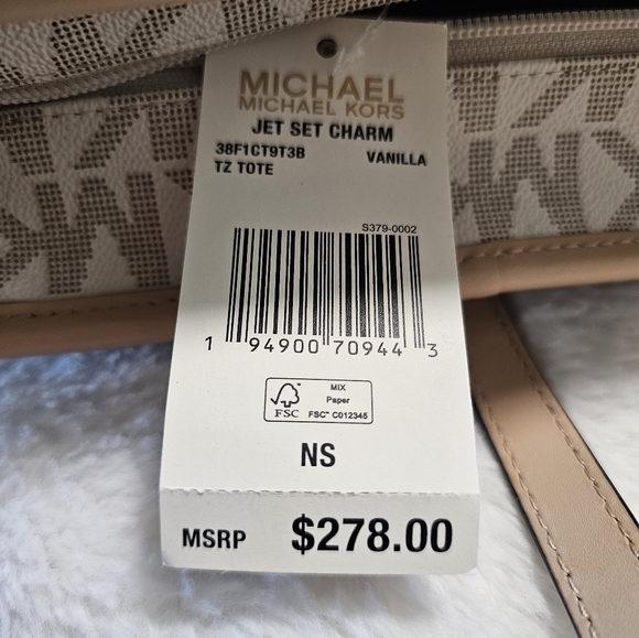 ✨️NWT Michael Kors Large Caramel Monogram LogoTote Bag - Picture 7 of 8